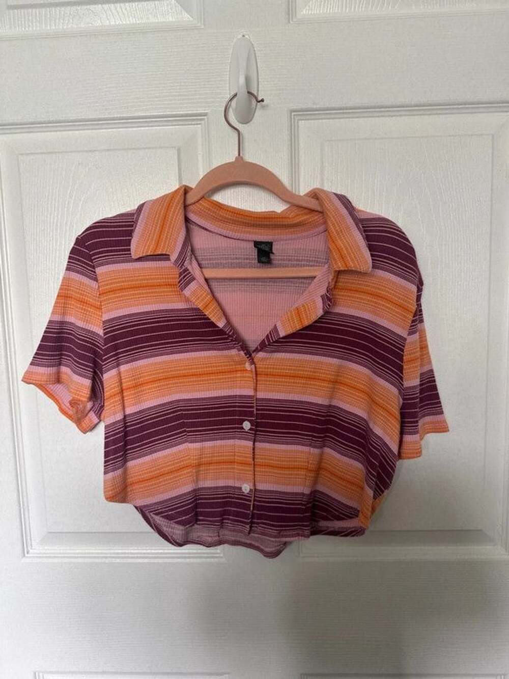 Wild Fable Button Crop Top XXL